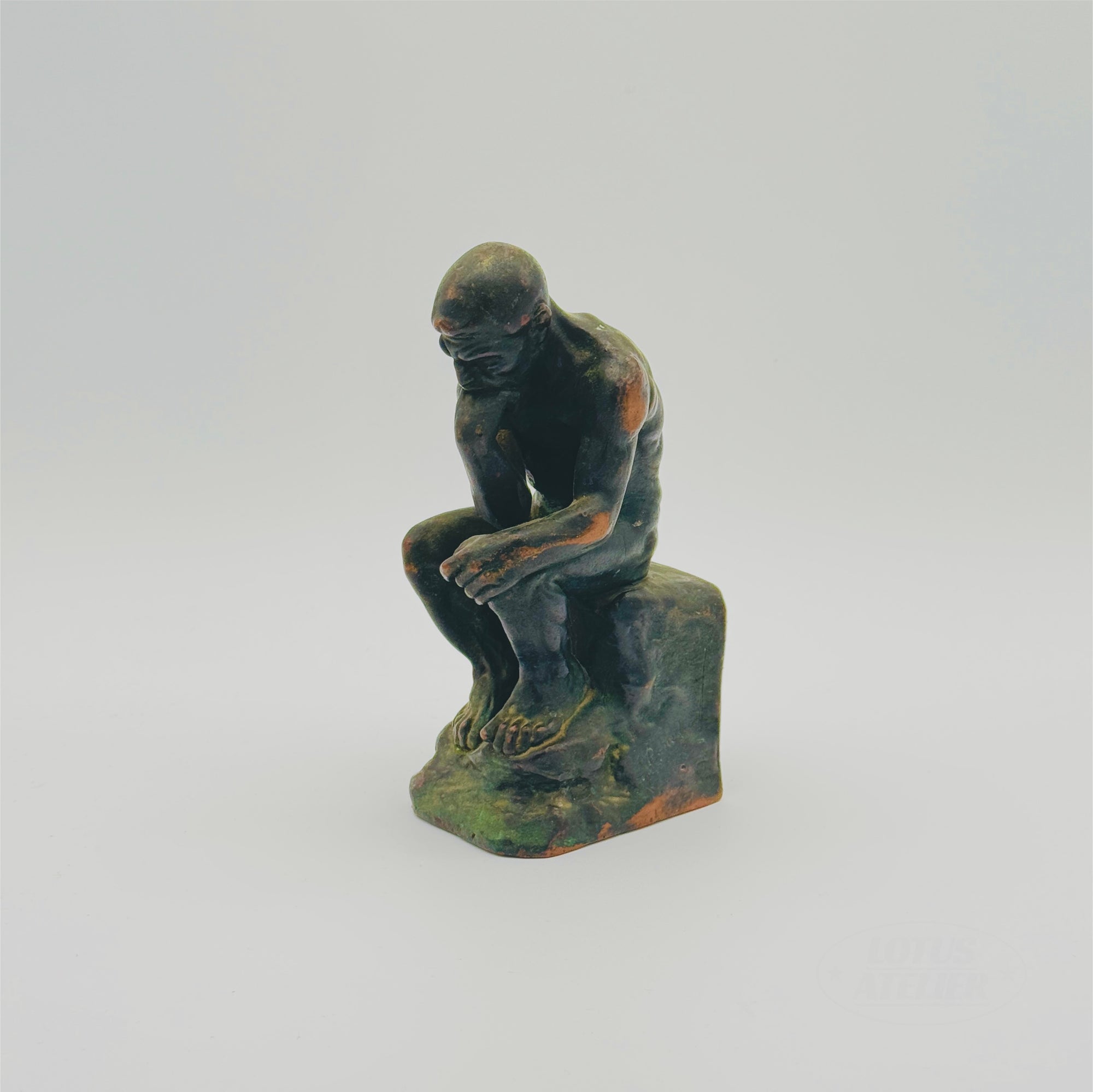 Vintage Thinking Man Sculpture
